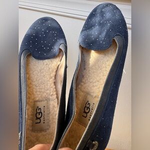UGG Women's Sparkle crystal constellation Navy Slippers
